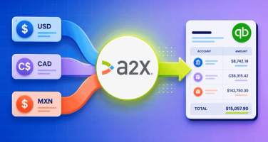Currency conversion to accounting with A2X