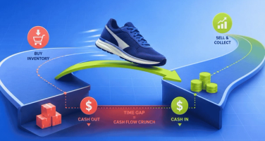 Cash flow management lessons from Shoe Dog