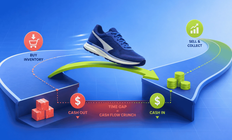 Cash flow management lessons from Shoe Dog