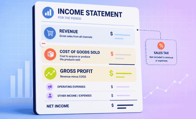 Ecommerce income statement