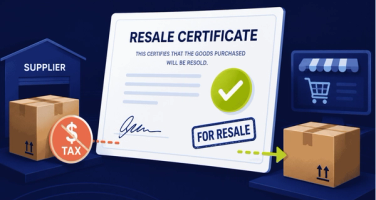 Getting a resale certificate