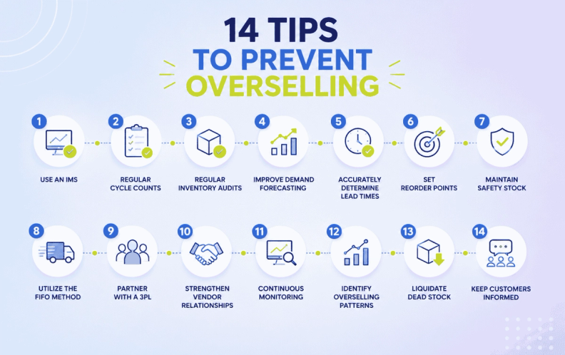 14 tips to prevent overselling
