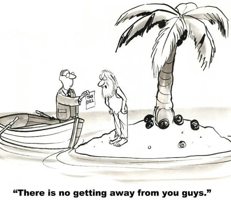 no getting away from taxes