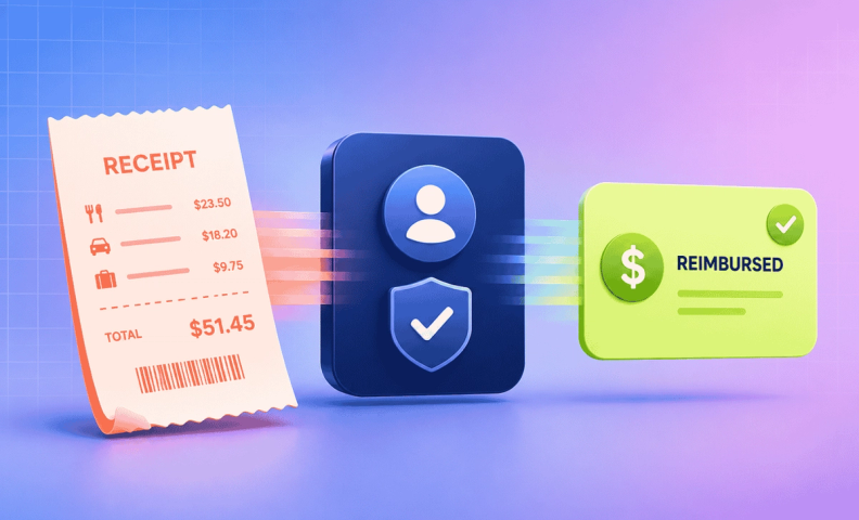 Receipt to reimbursement workflow