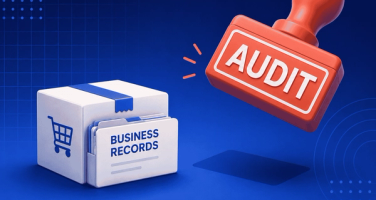 Audit Stamp Over Business Records