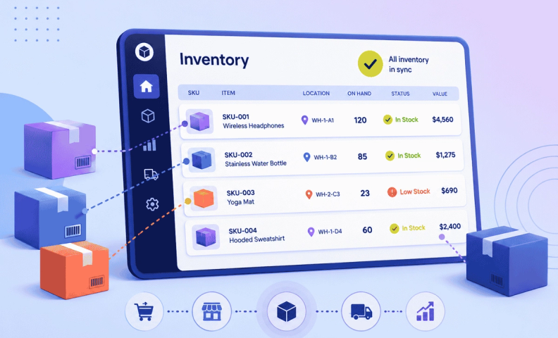 Inventory management dashboard