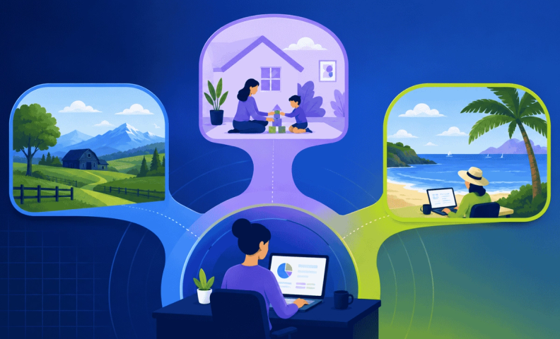 Connected work, anywhere