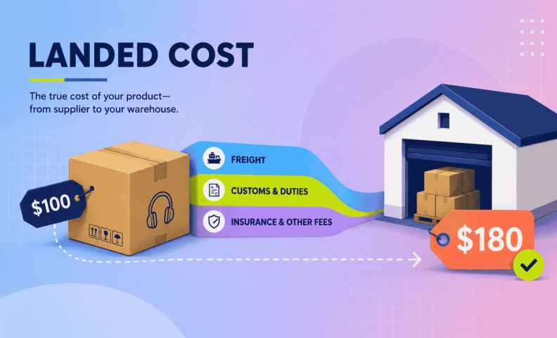 Landed cost supply chain
