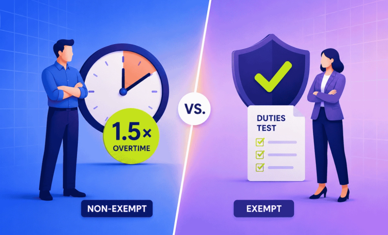Choosing between exempt and non-exempt