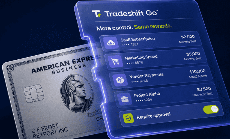 Tradeshift Go virtual card upgrade
