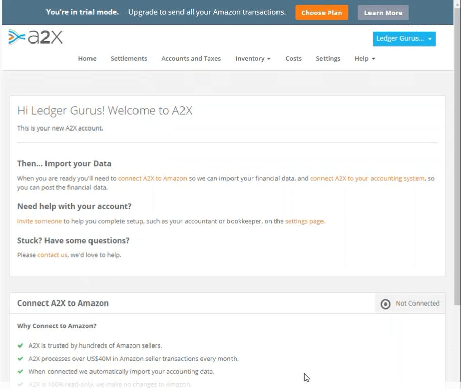 Connecting A2x To Quickbooks Online Ledgergurus