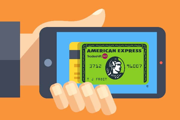 Virtual AMEX cards with Tradeshift Go